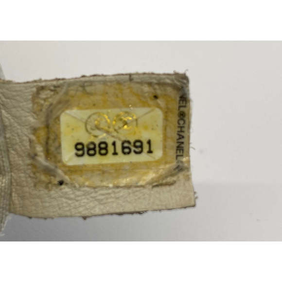 Chanel Pale Pink Woven Leather Charm Tote - Picture 9 of 9